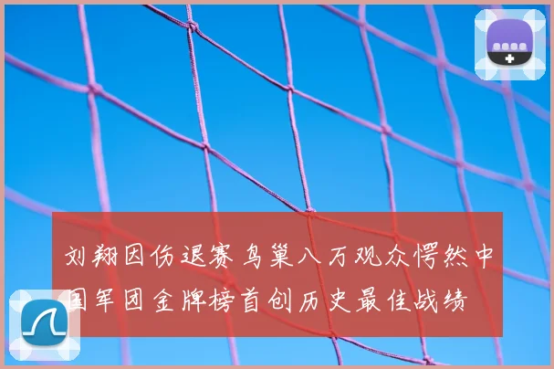 刘翔因伤退赛鸟巢八万观众愕然中国军团金牌榜首创历史最佳战绩