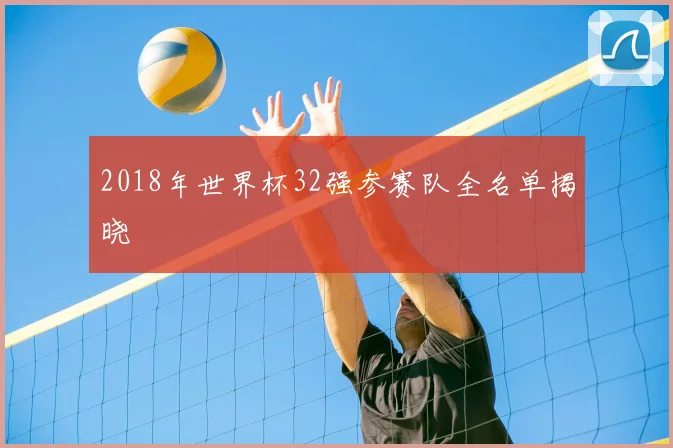 2018年世界杯32强参赛队全名单揭晓